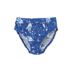 SANTANA - Pantaloncillo Niño Estampado Azul Rey