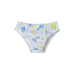 SANTANA - Pantaloncillo Niño Estampado Verde Lima