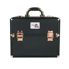 STRONGCASE - Maleta 3234 Black & Rose Gold Small Diamond