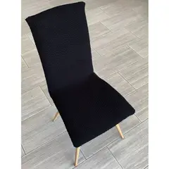 HOMETEX - FUNDA DE SILLA NEGRA