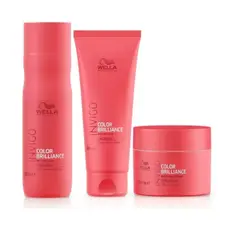WELLA - Kit Brilliance Shampoo+Acond+Masc