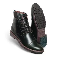 CALZADO CON ALTURA MONSERRATE - Botas en CUERO para hombre marca Monserrate Ref Cumbre color Esmeralda