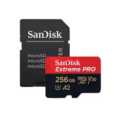 SANDISK - Tarjeta De Memoria Microsd 256gb Micro Sd Con Adaptador