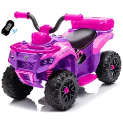 BEBESUNITA - Moto Carro Eléctricos Control Spray Bluetooth Usb - Fucsia