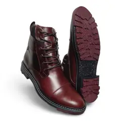 CALZADO CON ALTURA MONSERRATE - Botas en CUERO para hombre marca Monserrate Ref cumbre color vino