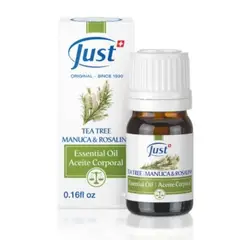 JUST - Aceite Esencial de Tea Tree Manuca y Rosalina Swiss x 10ml