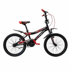 GW - Bicicleta para niños rin 20 Txt 650 Negro Rojo