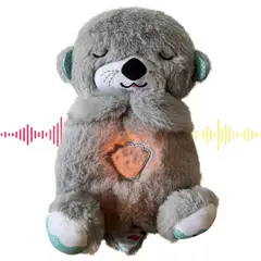 GENERICO - Peluche Realista Nutria Sensorial Sonido para ansiedad