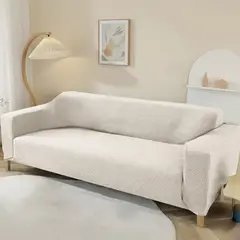 HOMETEX - PROTECTOR DE SOFÁ - 1 PUESTO BEIGE