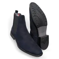 CALZADO CON ALTURA MONSERRATE - Botas en CUERO para hombre marca Monserrate Ref Bastión color Azul