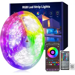 GENERICO - Luces Led Rgb De 30 Metros Con Control Y App Inteligente