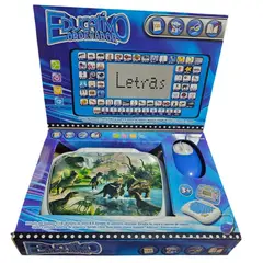 GENERICO - Mini computador didáctico azul máquina de estudio