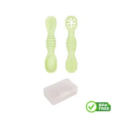 GENERICO - Pre Cuchara Silicona Bebe con Estuche