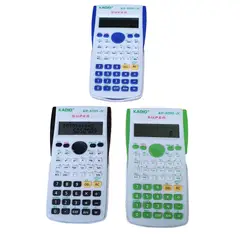 KADIO - Calculadora Cientifica Negra Multicolor Completa Cálculos