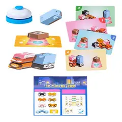 GENERICO - Juego Bloques Logicos Construccion Animalitos Campana