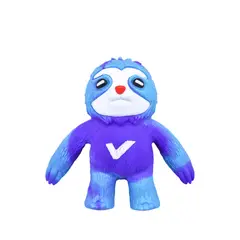 STRETCH - Muñeco Estirable Stretchapalz Perezoso Bowkie Azul Serie Sloth