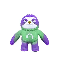 STRETCH - Muñeco Estirable Stretchapalz Musiya Perezoso Lila Serie Sloth