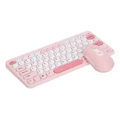 GENERICO - Teclado Pc Mac Mouse Edición Especial Pink Mikuso