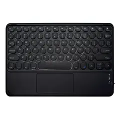 GENERICO - Teclado Pc Mac Tv Bluetooth Touchpad Black Tetra Pak Innovo