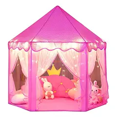 TOYLAND - CARPA CASTILLO PARA NIÑAS GRANDE INCLUYE LUCES