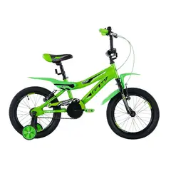 GW - Bicicleta para niños de 4 a 7 años rin 16 TXT-650 Verde