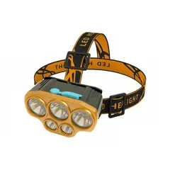 GENERICO - Linterna Cabeza Minera Frontal Led Recargable Usb Mano Libre