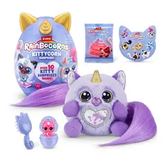 RAINBOCORNS - Peluche Kittycorn Sorpresa Serie 9 Con 10 Sorpresas Mágicas