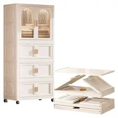 GENERICO - Organizador De Ropa Y Calzado De Piso Desarmable