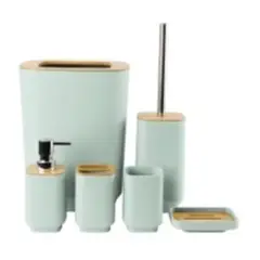 GENERICO - Set Juego Baño 6 Piezas