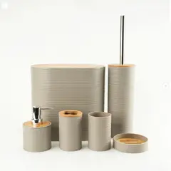 GENERICO - Set De Accesorios De Baño Con Textura