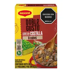 MAGGI - Caldo Costilla Doble Gusto 8 Cubos