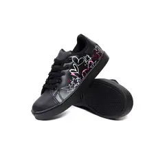GENERICO - Tenis Mujer Negro INCO Estrellas