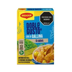 MAGGI - Caldo de Gallina Doble Gusto x 8 Cubos