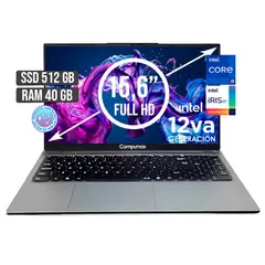 COMPUMAX - PORTATIL INTEL CORE I9-12900H SSD 512GB RAM 40GB LED 15,6 FULL HD