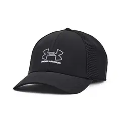 UNDER ARMOUR - Gorra Isochill Driver Mesh-Negro/Blanco