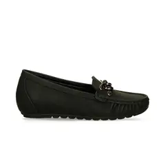 BATA - Mocasines Para Mujer Comfit Negro Irma Flat