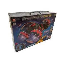 GENERICO - Carro Acrobático 4x4 Dual Control Con Sensor Carro A Control COLOR ROJO