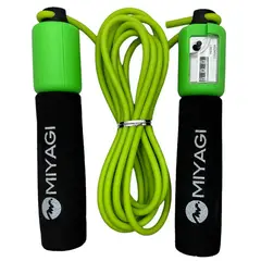 MIYAGI - Cuerda Para Saltar Lazo M489 Contador Vuelta Verde