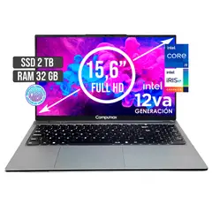 COMPUMAX - PORTATIL INTEL CORE I9-12900H SSD 2TB RAM 32GB LED 15,6 FULL HD