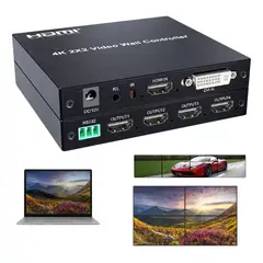 GENERICO - Video Controlador Hdmi 2x2 Para Tv 4k 4 Pantallas
