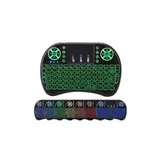 SKY - Mini Teclado Keyboard Led Para Tv Box Smart Tv Color Del Teclado Negro