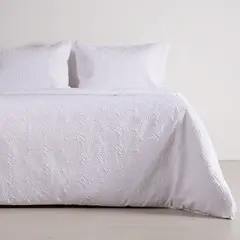 DISTRIHOGAR - Cover Duvet Microfibra Blanco King