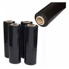 GENERICO - Vinipel Industrial Stretch Negro Embalar Mudanza 50cmx500mts