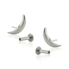AGHA JEWELRY - Titanio Aretes Piercing Pin a Presión Sunset para lóbulo