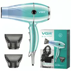 GENERICO - Secador De Pelo Profesional Vgr V-452 Verde 2400W 220V