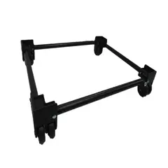 GENERICO - Base Soporte Para Nevera Cocina Doble Llanta Expandible