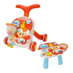 MUNDO BEBE - Andadera Mesa De Actividades 2 En 1 Huanger Color roja