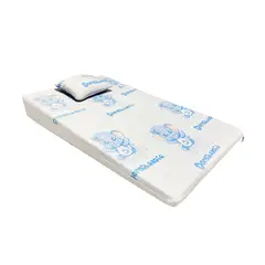 DORMILANDIA - Colchoneta antireflujo 100 x 60 en tela para bebé + Obsequio