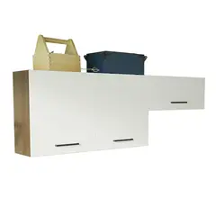 MADESA - Kit 2 Gabinetes Superior de Almacenamiento para Garaje Multiuso 200 cm