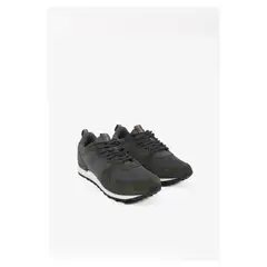 SCALPERS - Zapatillas sneakers serraje canadian Verde 23624KHAKI